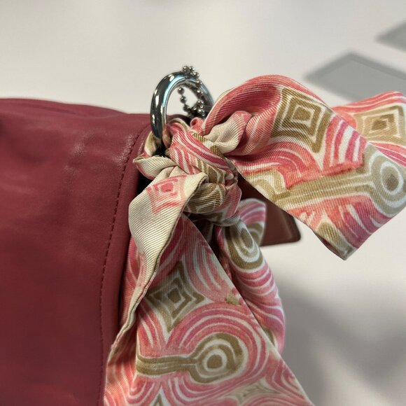 Coach Antique Rose Chelsea Adjustable Chain Purse with Scarf Included - Picture 7 of 11